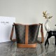 CELINE Small Bucket In Triomphe Canvas