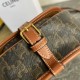 CELINE Medium Folco Bag in Triomphe Canvas