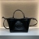 CELINE Small Cabas Drawstring Cuir Triomphe In Smooth Calfskin Black