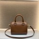 CELINE Small Boston Clafskin Tan