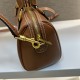 CELINE Small Boston Clafskin Tan