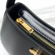 CELINE Medium Tilly Bag In Shiny Clafskin Black