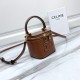 CELINE Mini Vanity Case Calfskin Tan