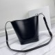 CELINE Small Bucket Cuir Triomphe In Grained Clafskin Black