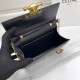 CELINE Clutch Soir In Shiny Calfskin Black