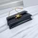 CELINE Clutch Soir In Shiny Calfskin Black