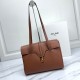 CELINE Medium Soft 16 In Smooth Calfskin Tan