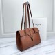 CELINE Medium Soft 16 In Smooth Calfskin Tan