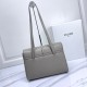 CELINE Medium Soft 16 In Smooth Calfskin Gray