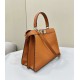 FENDI Peekaboo ISeeU Medium Tan