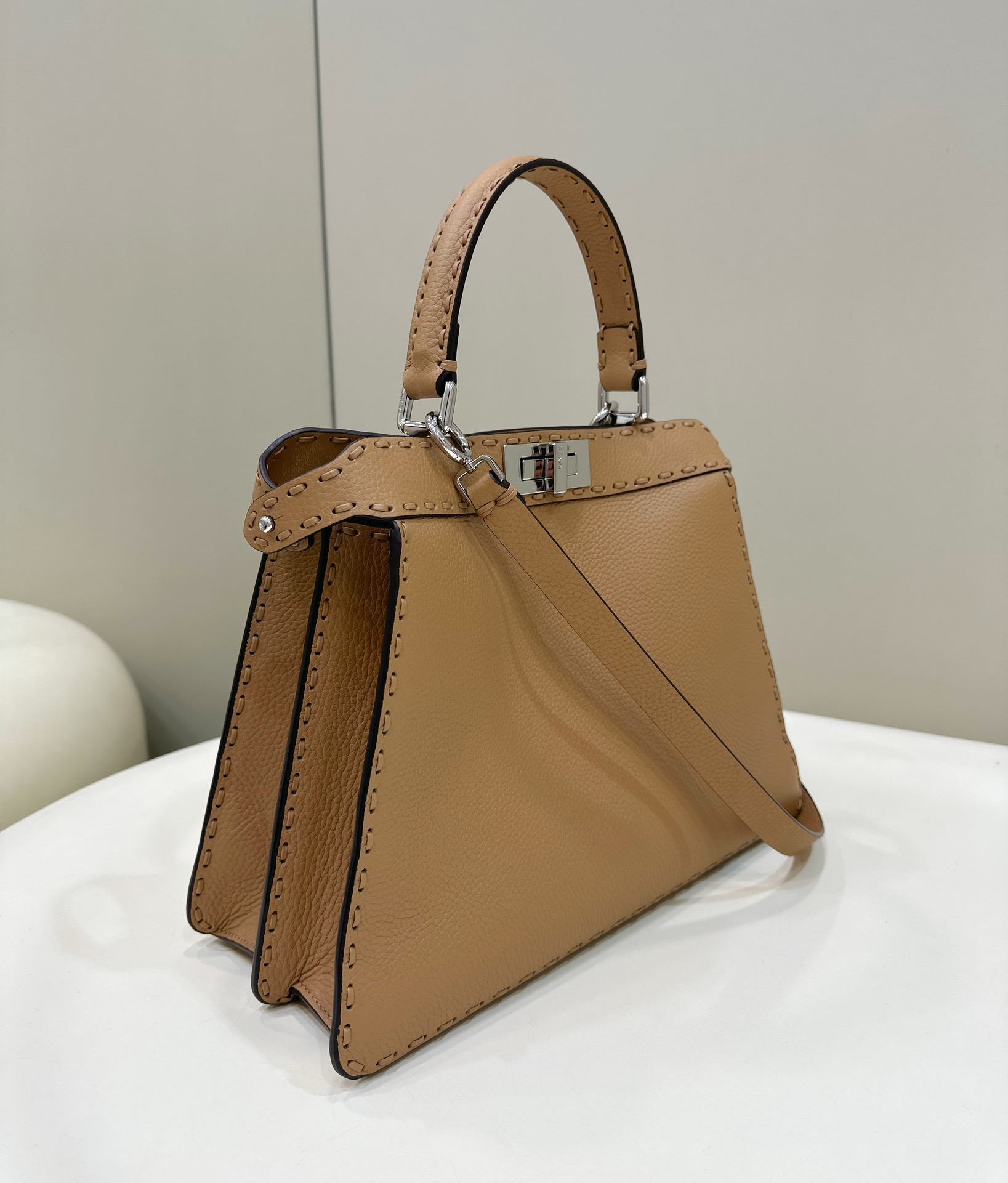 FENDI Peekaboo ISeeU Medium Brown