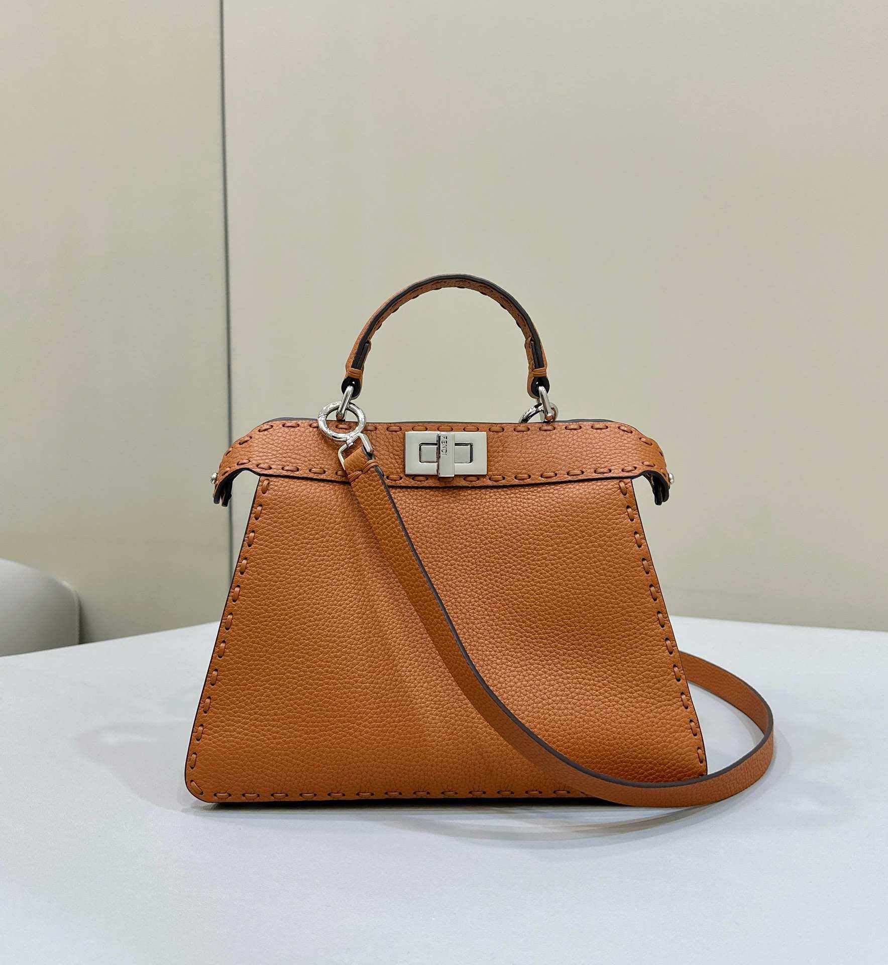 FENDI Peekaboo ISeeU Small Brown