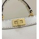 FENDI Peekaboo ISeeU Small White