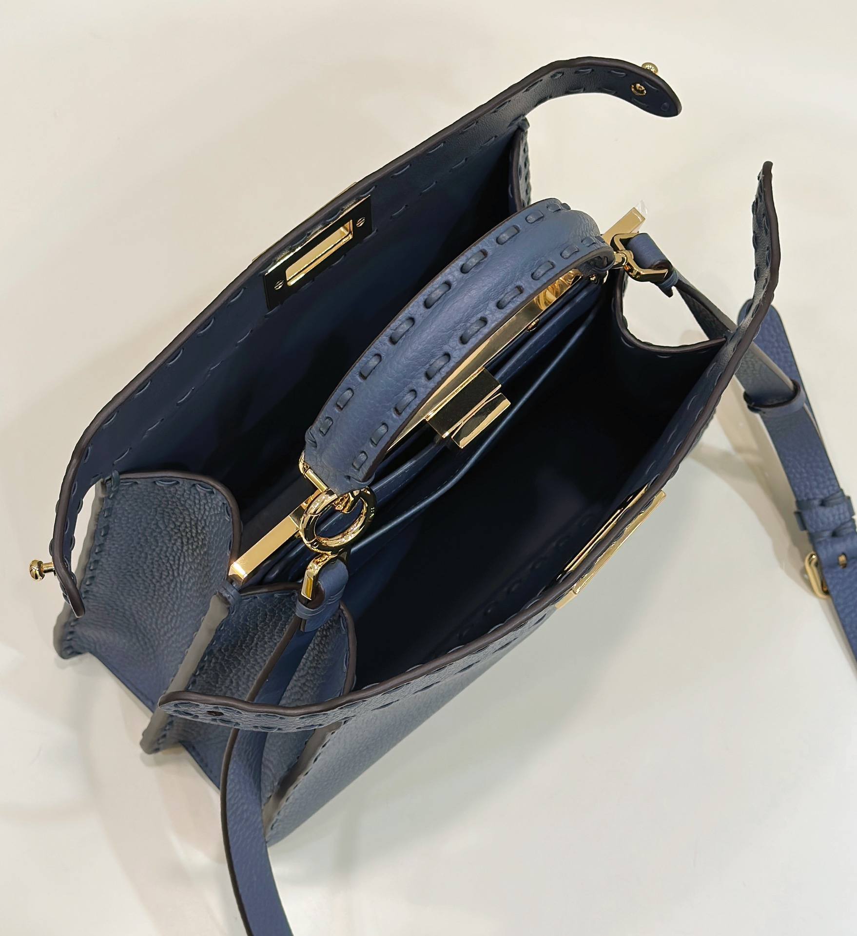 FENDI Peekaboo ISeeU Small Blue