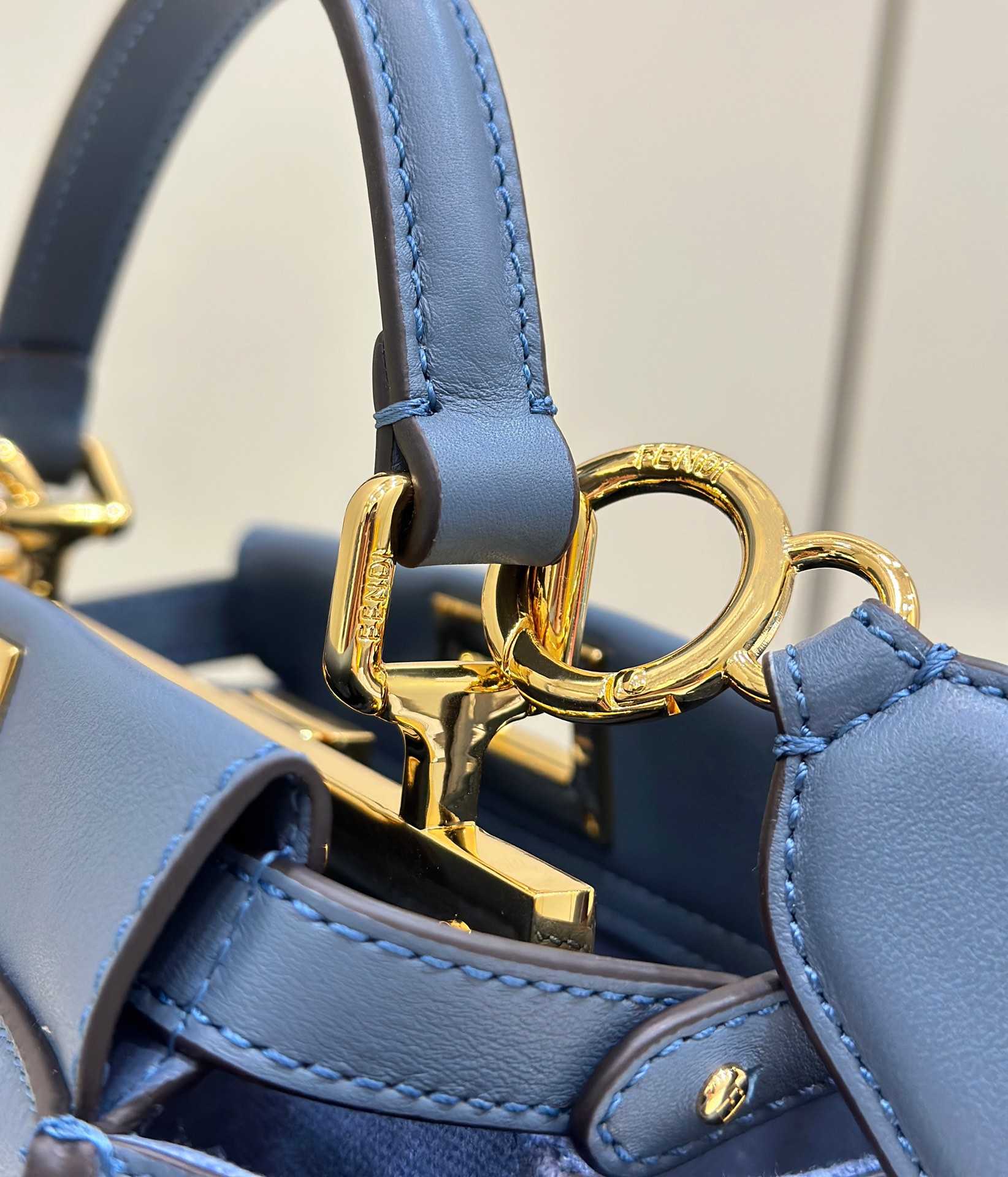 FENDI Peekaboo Mini Blue