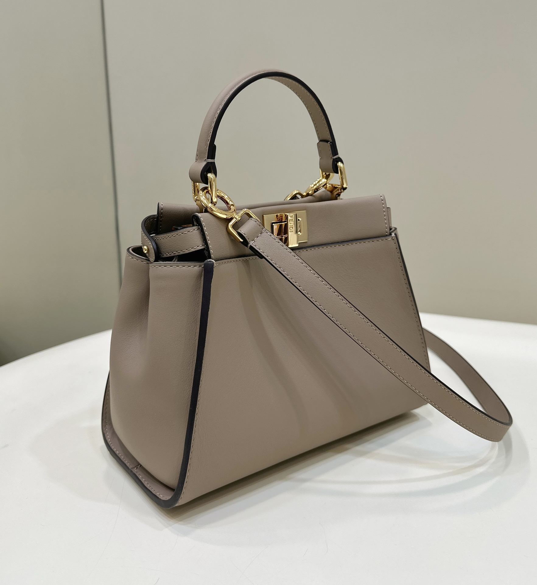 FENDI Peekaboo Mini Light Gray