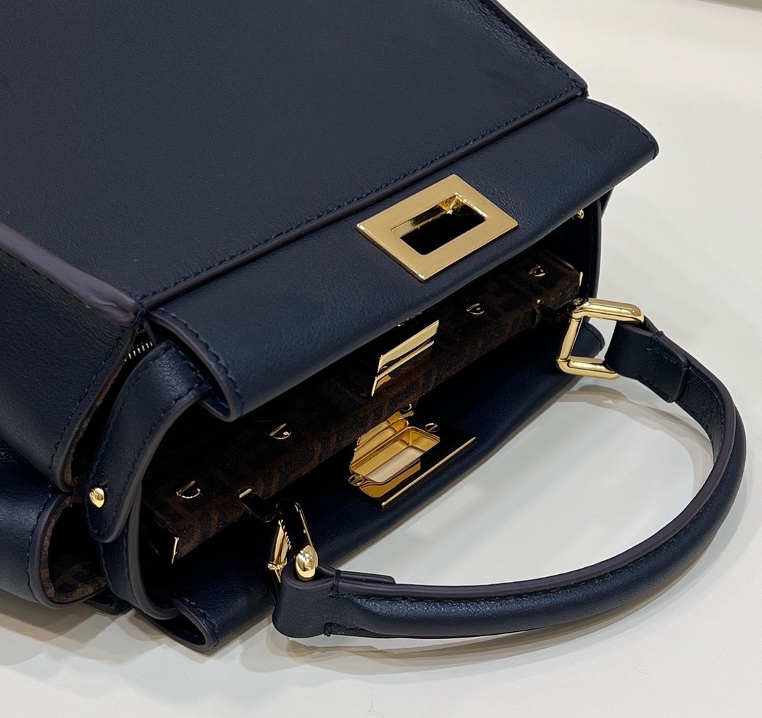 FENDI Peekaboo Mini Dark Blue