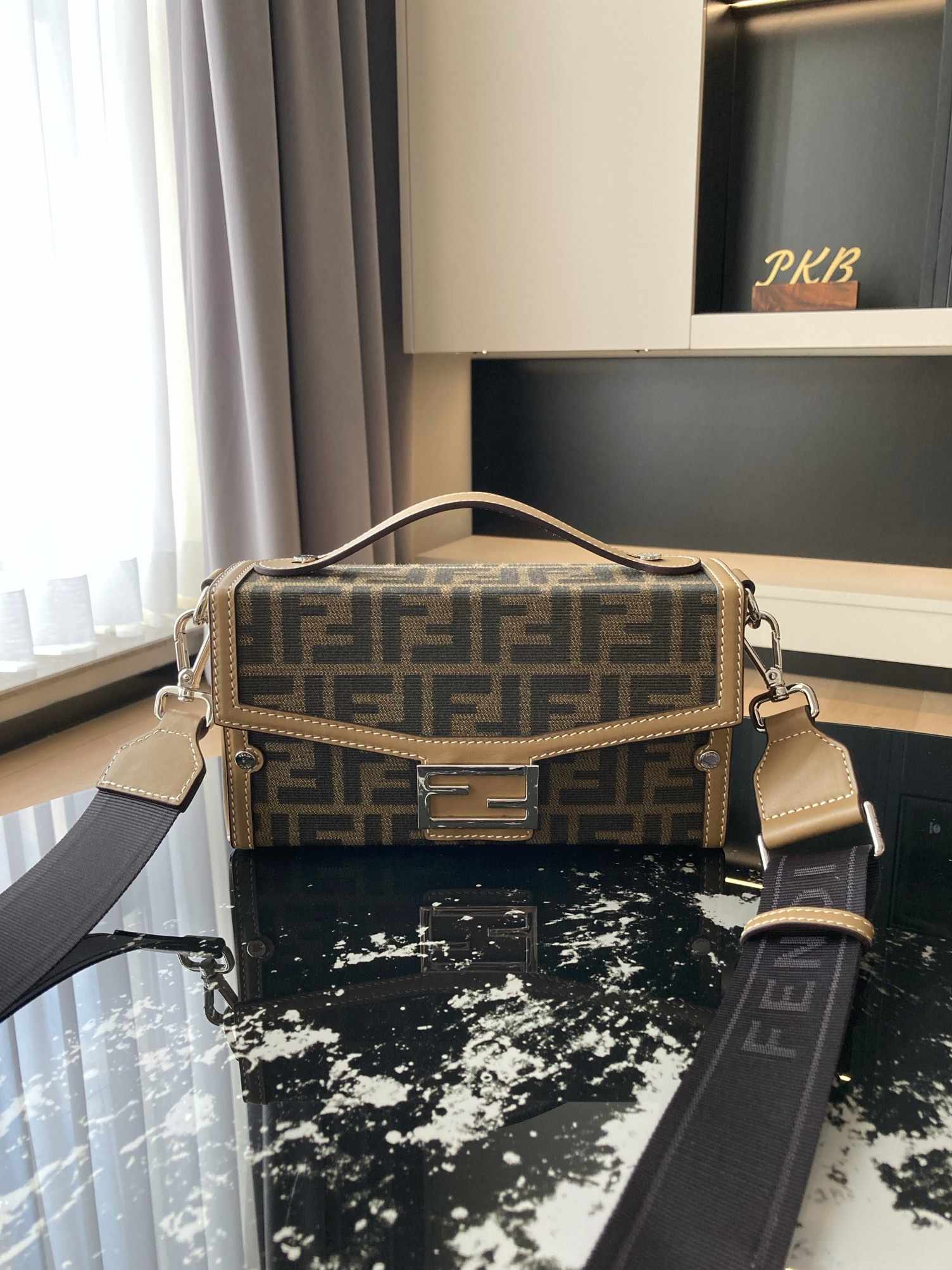 FENDI Soft Trunk Baguette