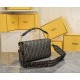 FENDI Baguette Mini Brown FF Jacquard Fabric