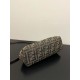 FENDI First Small Brown FF Jacquard Fabric