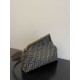 FENDI First Medium Brown FF Jacquard Fabric