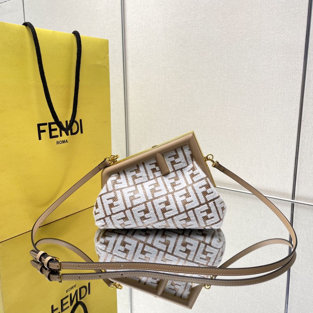 FENDI First Small Monogram White