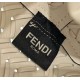 FENDI First Small White Woven Leather