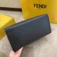 FENDI Sunshine Large Black Leather Shopper