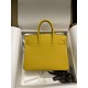 HERMES Birkin 25 Jaune Ambre Togo Gold-tone Hardware