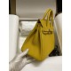 HERMES Birkin 25 Jaune Ambre Togo Gold-tone Hardware