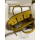 HERMES Birkin 25 Jaune Ambre Togo Gold-tone Hardware