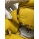 HERMES Birkin 25 Jaune Ambre Togo Gold-tone Hardware