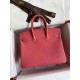 HERMES Birkin 25 Rose Lipsur Togo Gold-tone Hardware