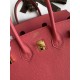 HERMES Birkin 25 Rose Lipsur Togo Gold-tone Hardware