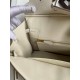 HERMES Birkin 25 Craie Togo Gold-tone Hardware