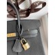 HERMES Birkin 25 Noir Togo Gold-tone Hardware