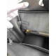 HERMES Birkin 25 Noir Togo Gold-tone Hardware