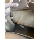 HERMES Birkin 25 Etain Togo Gold-tone Hardware