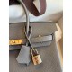 HERMES Birkin 25 Etain Togo Gold-tone Hardware