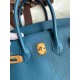 HERMES Birkin 25 Colvert Togo Gold-tone Hardware