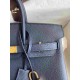 HERMES Birkin 25 Blue Nuit Togo Gold-tone Hardware