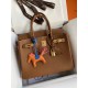 HERMES Birkin 25 Gold Togo Gold-tone Hardware