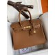 HERMES Birkin 25 Gold Togo Gold-tone Hardware