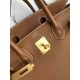 HERMES Birkin 25 Gold Togo Gold-tone Hardware