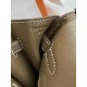 HERMES Birkin 25 Etoupe Togo Silver-tone Hardware