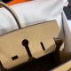 HERMES Birkin 25 Biscuit Epsom Gold-tone Hardware