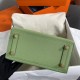 HERMES Birkin 25 Vert Criquet Epsom Gold-tone Hardware