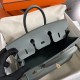 HERMES Birkin 25 Vert amande Epsom Gold-tone Hardware