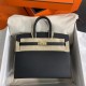 HERMES Birkin 25 Nior Epsom Gold-tone Hardware