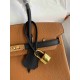 HERMES Birkin 25 Gold&Nior Epsom Gold-tone Hardware